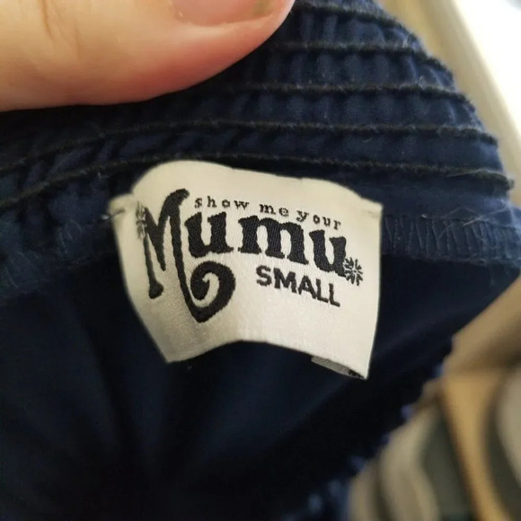 Show Me Your Mumu Bridesmaid Dress Blue S - Picture 4 of 14